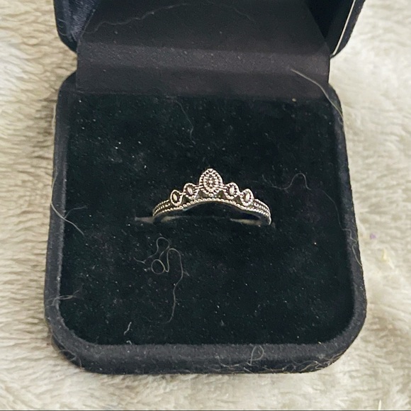 Handmade Sterling Silver Bohemian Princess Tiara Ring - Picture 4 of 9